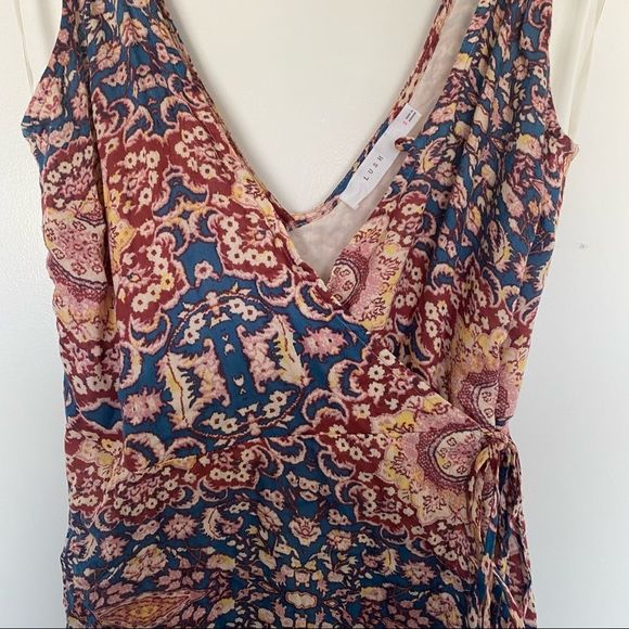 NWOT Lush High Low Boho Wrap Dress - SIZE S - Picture 5 of 10